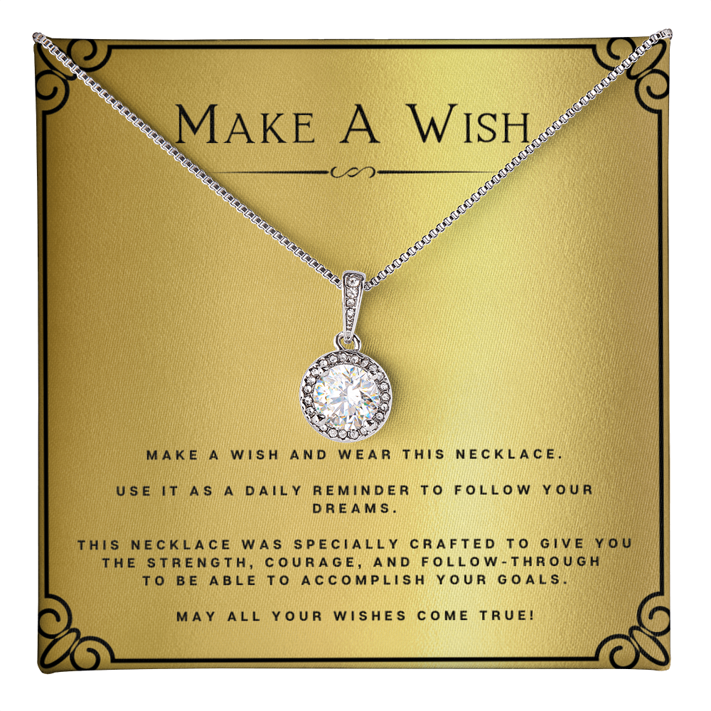 Best Gifts 305-Make A Wish Necklace Inspirational Gift for Her