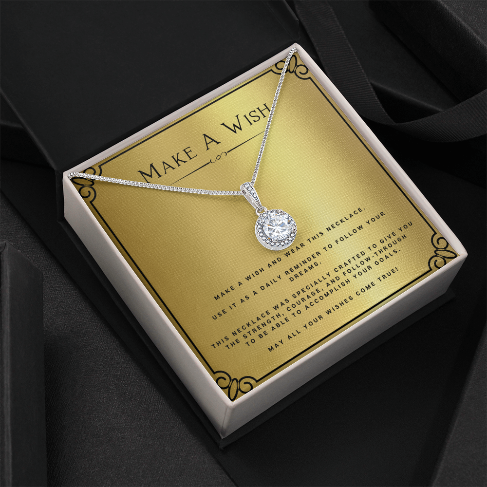 Best Gifts 305-Make A Wish Necklace Inspirational Gift for Her