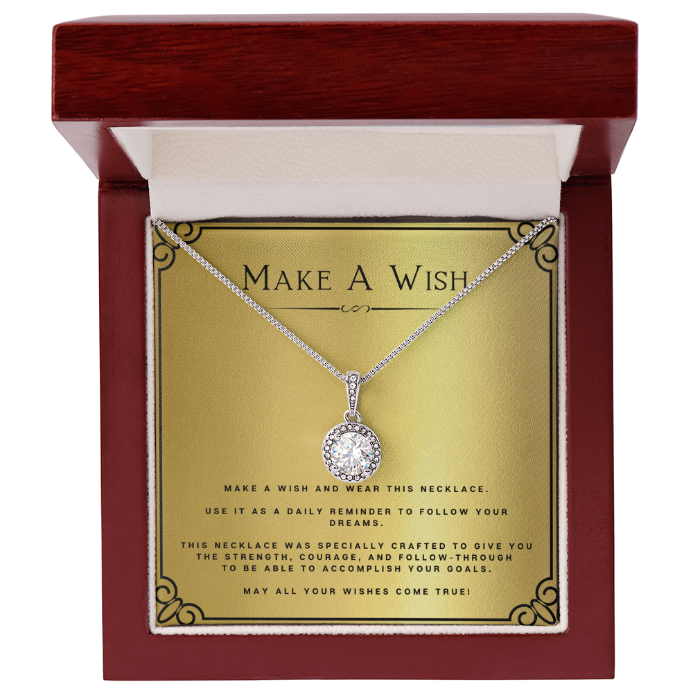 Best Gifts 305-Make A Wish Necklace Inspirational Gift for Her