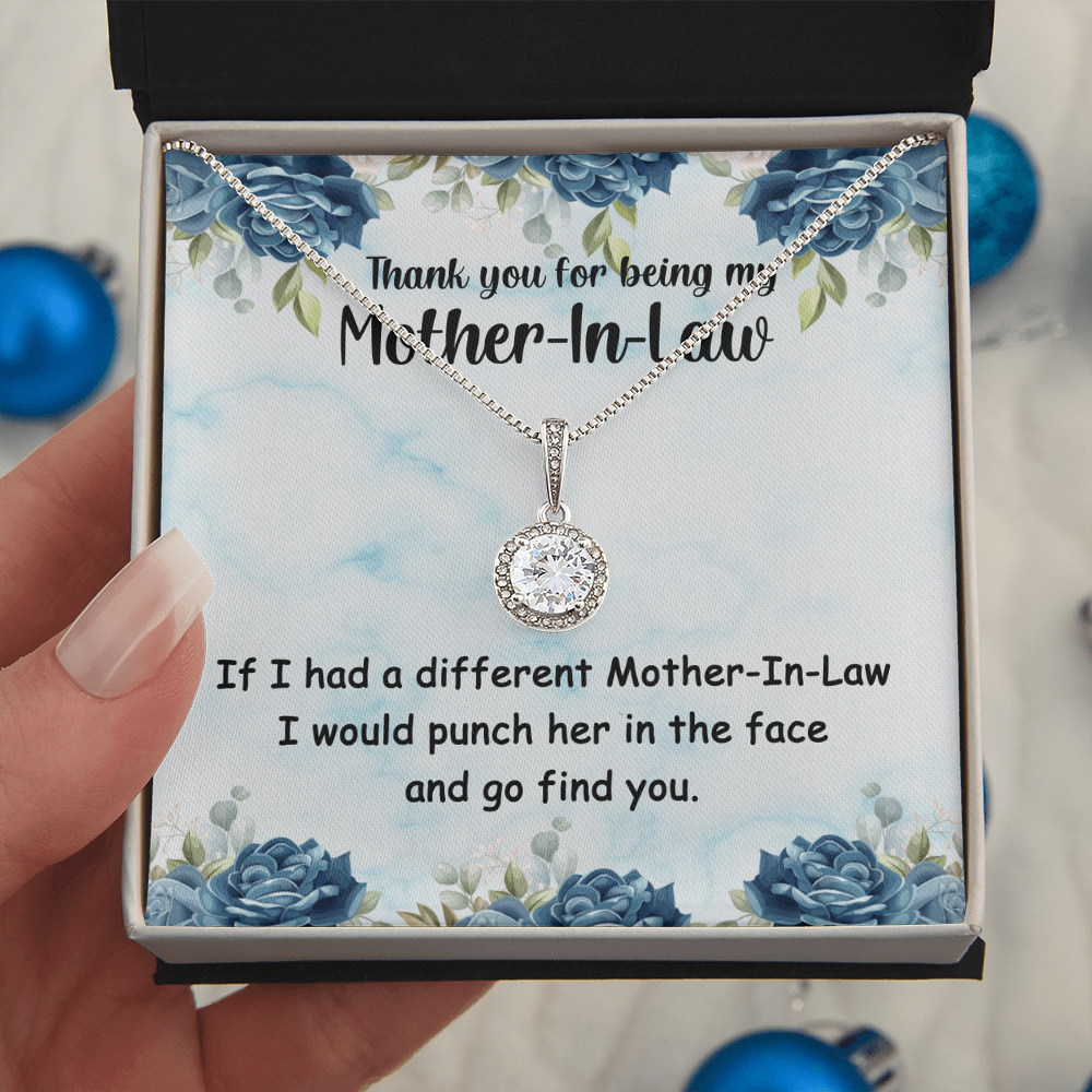 Best Gifts 305-Mother-In-Law Eternal Hope Necklace with Funny Quote 