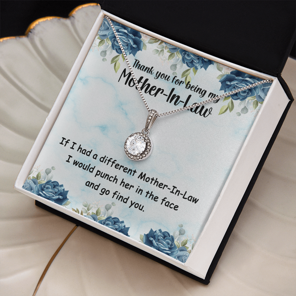 Best Gifts 305-Mother-In-Law Eternal Hope Necklace with Funny Quote 