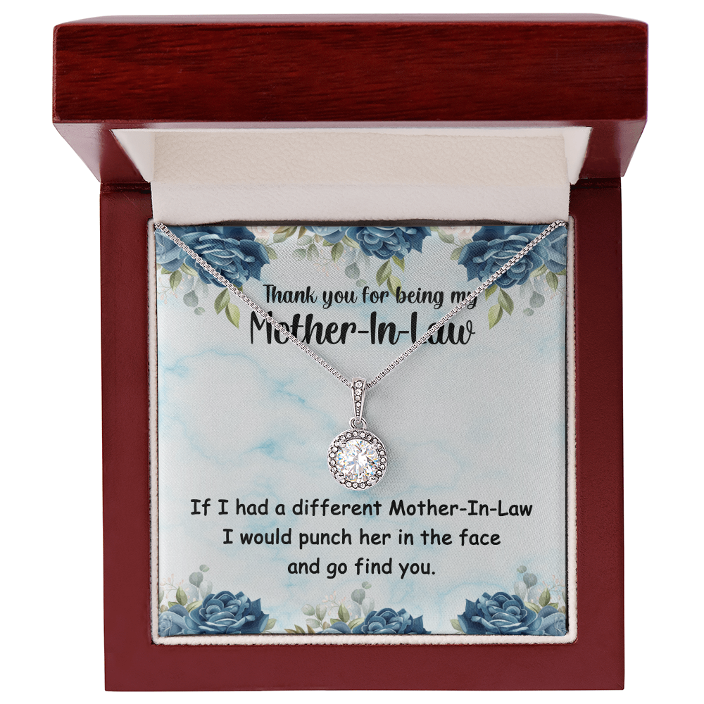 Best Gifts 305-Mother-In-Law Eternal Hope Necklace with Funny Quote 