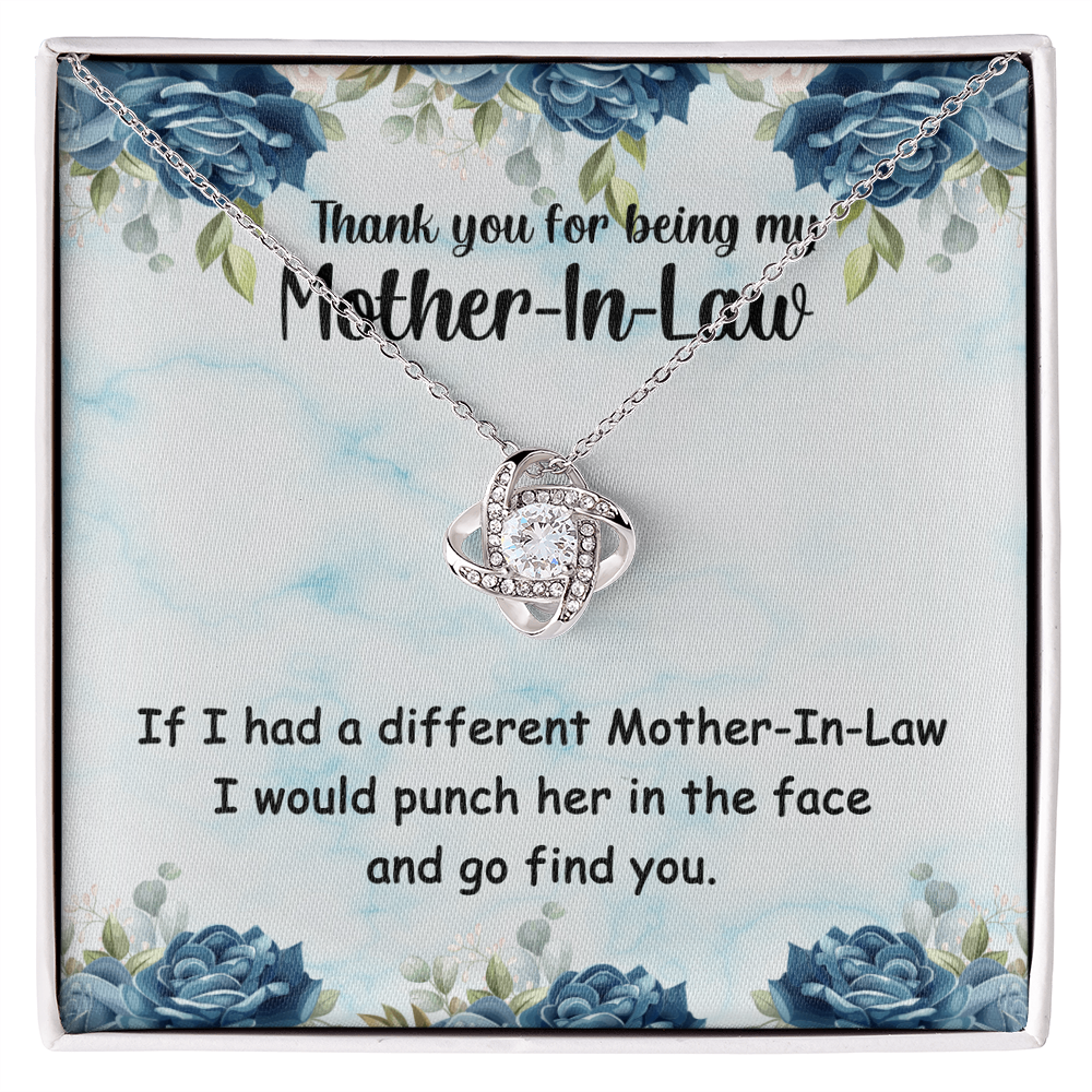 Best Gifts 305-Mother-In-Law Love Knot Necklace Funny Gift for Her
