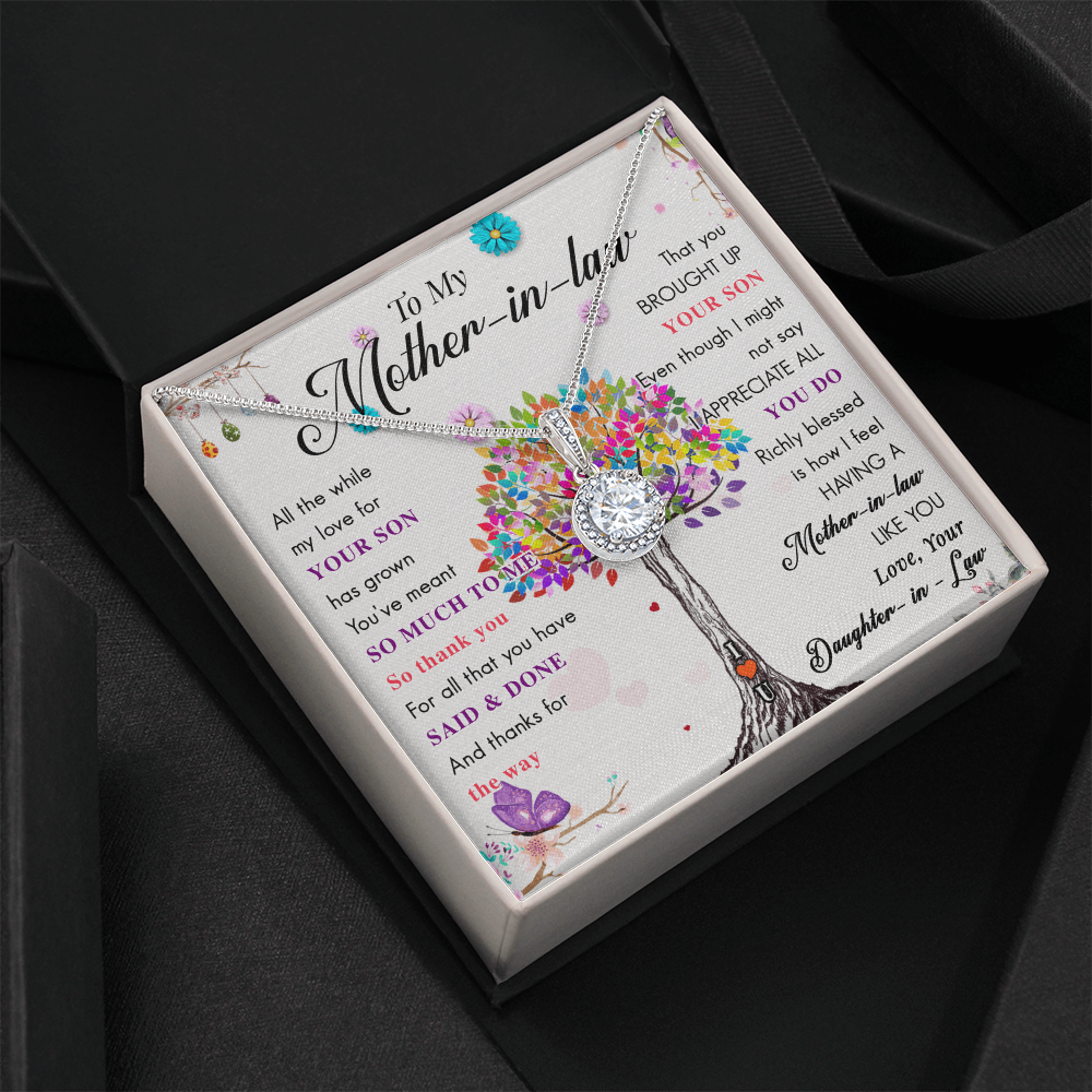 Best Gifts 305-Mother-in-Law Eternal Hope Necklace Gift from Daughter-in-Law