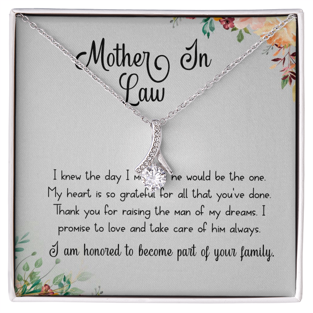 Best Gifts 305-Mother in Law Necklace Gift – Wedding Thank You Jewelry