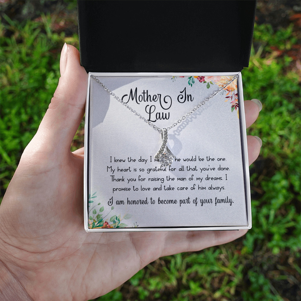 Best Gifts 305-Mother in Law Necklace Gift – Wedding Thank You Jewelry