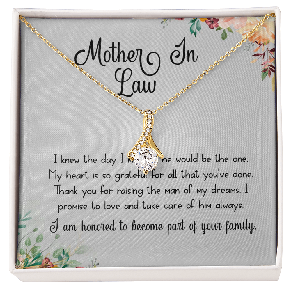 Best Gifts 305-Mother in Law Necklace Gift – Wedding Thank You Jewelry
