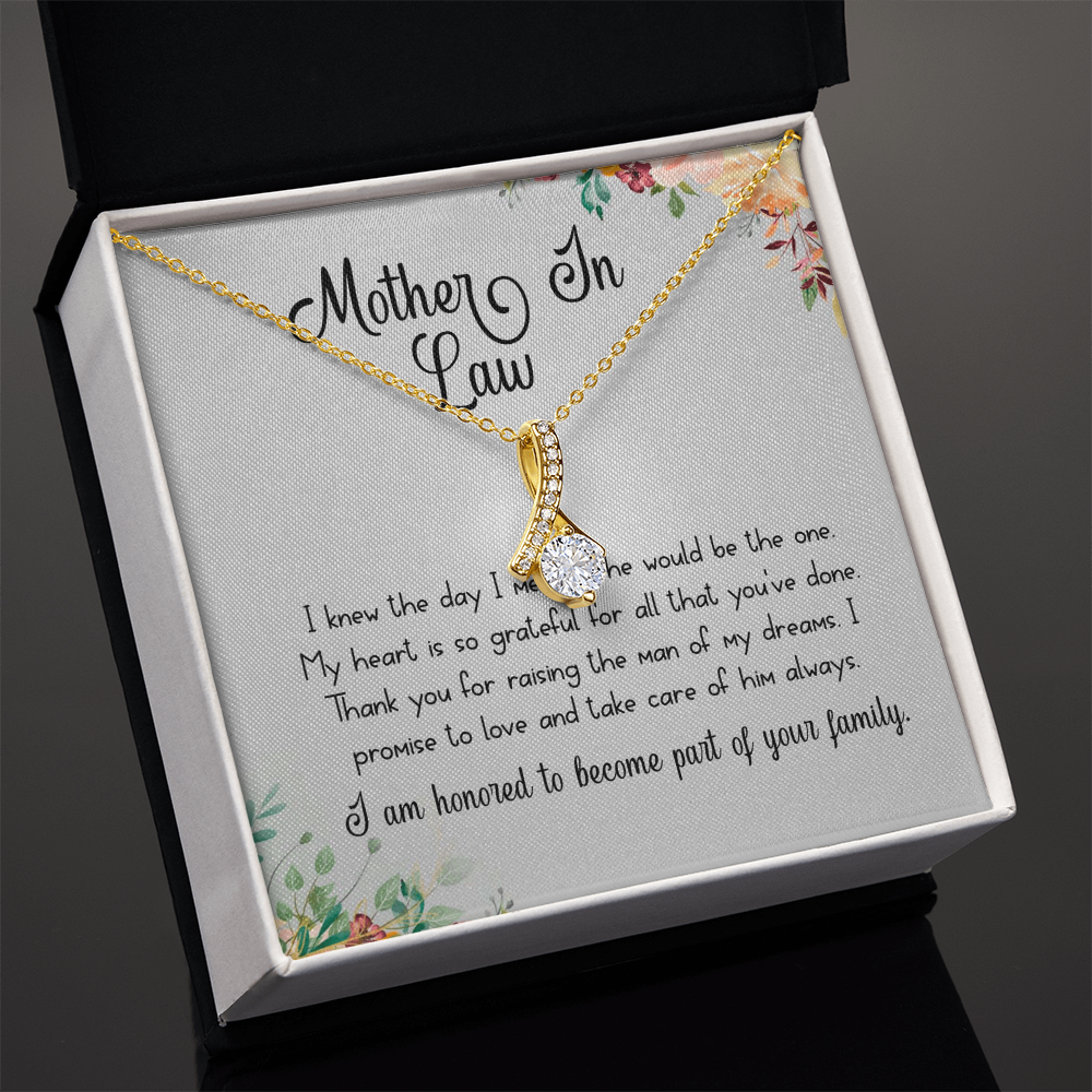 Best Gifts 305-Mother in Law Necklace Gift – Wedding Thank You Jewelry