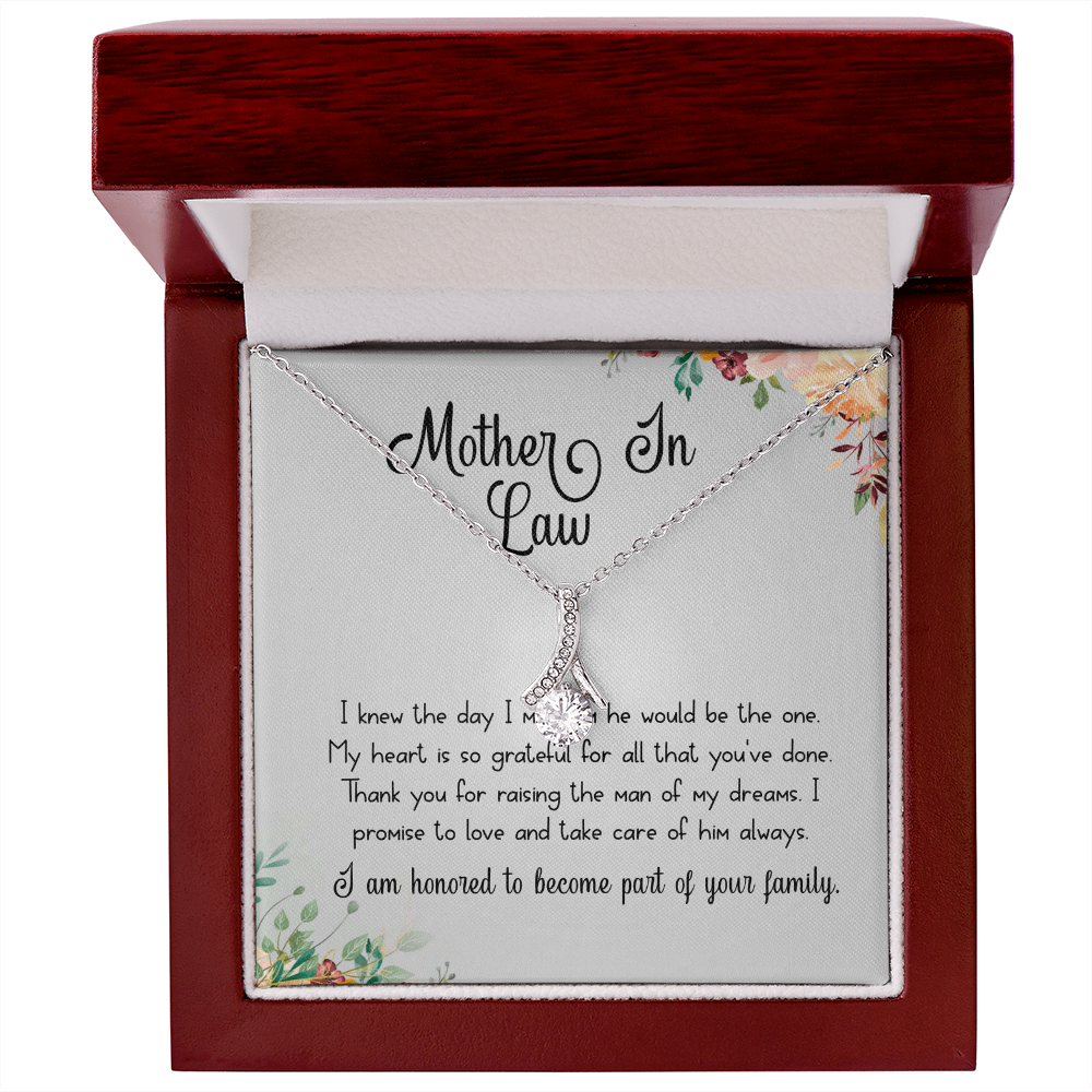 Best Gifts 305-Mother in Law Necklace Gift – Wedding Thank You Jewelry