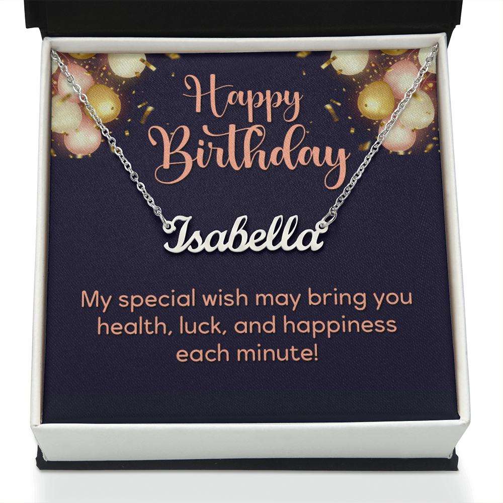 Best Gifts 305-Personalized Name Necklace for Her - Custom Birthday Gift 