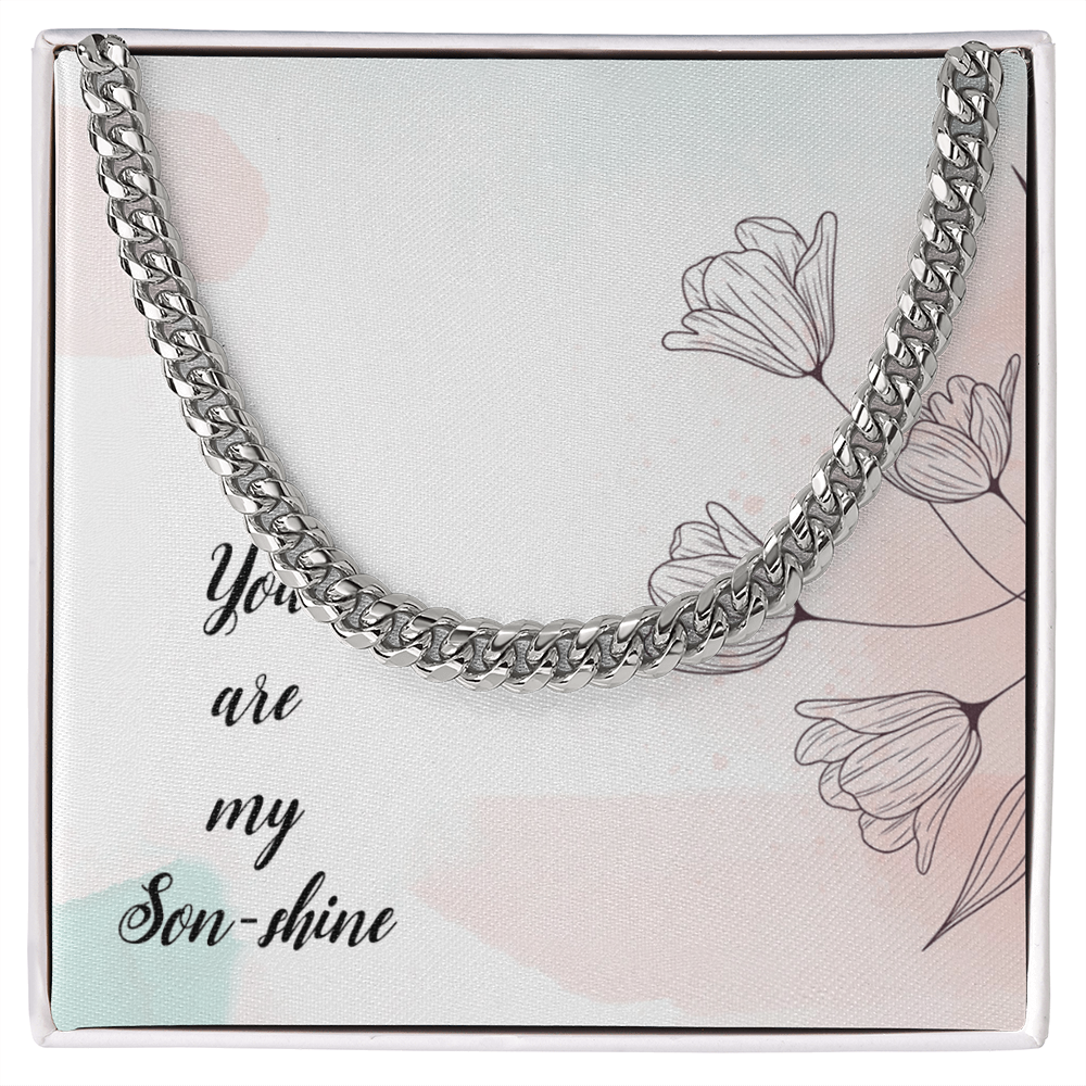 Best Gifts 305-Son-Shine Gift Cuban Link Chain – Strength Jewelry Keepsake