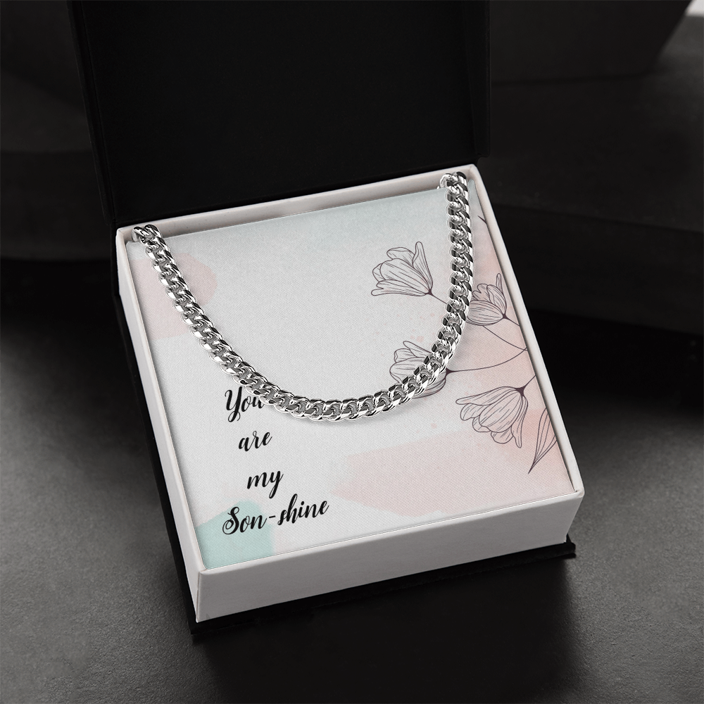 Best Gifts 305-Son-Shine Gift Cuban Link Chain – Strength Jewelry Keepsake