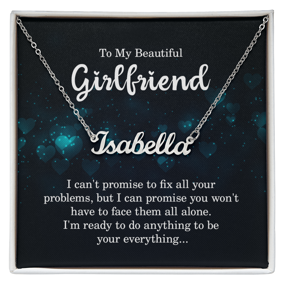 Best Gifts 305-To My Beautiful Girlfriend Personalized Necklace