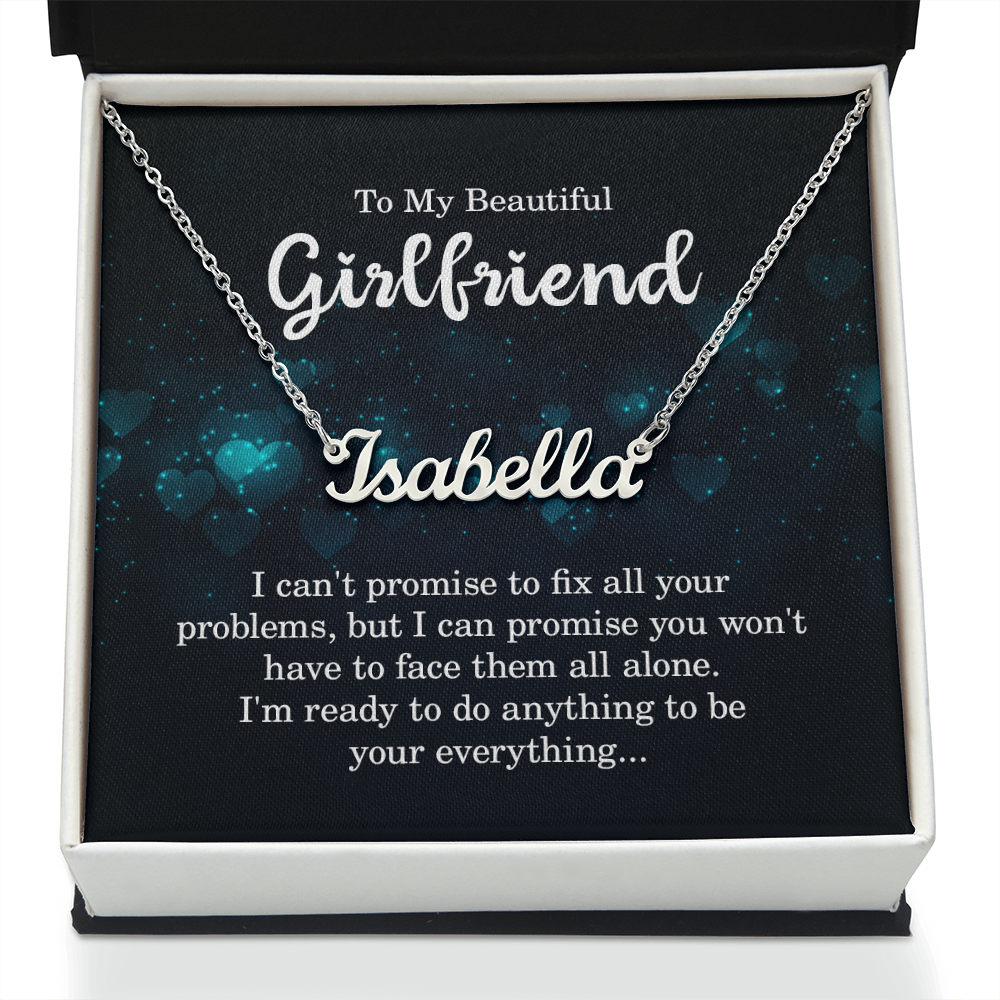 Best Gifts 305-To My Beautiful Girlfriend Personalized Necklace