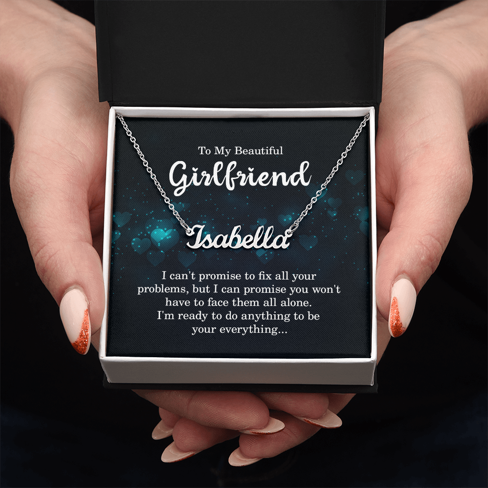 Best Gifts 305-To My Beautiful Girlfriend Personalized Necklace