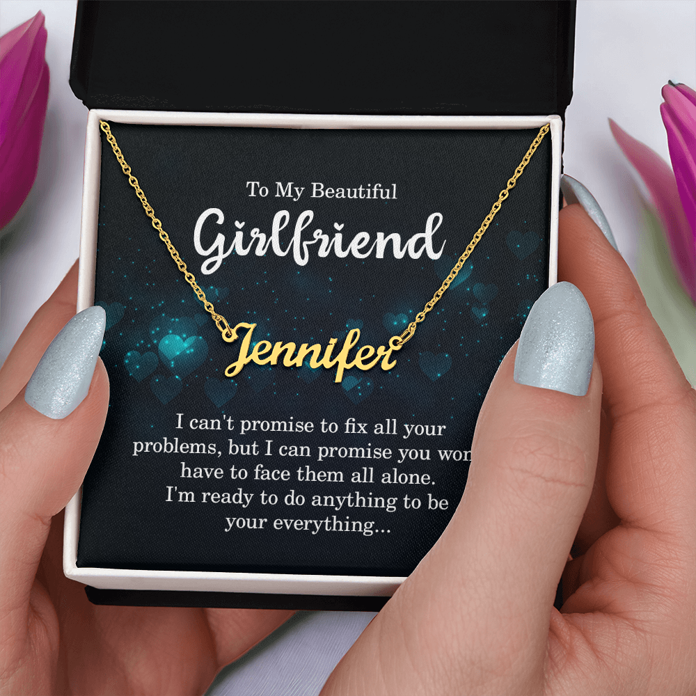 Best Gifts 305-To My Beautiful Girlfriend Personalized Necklace