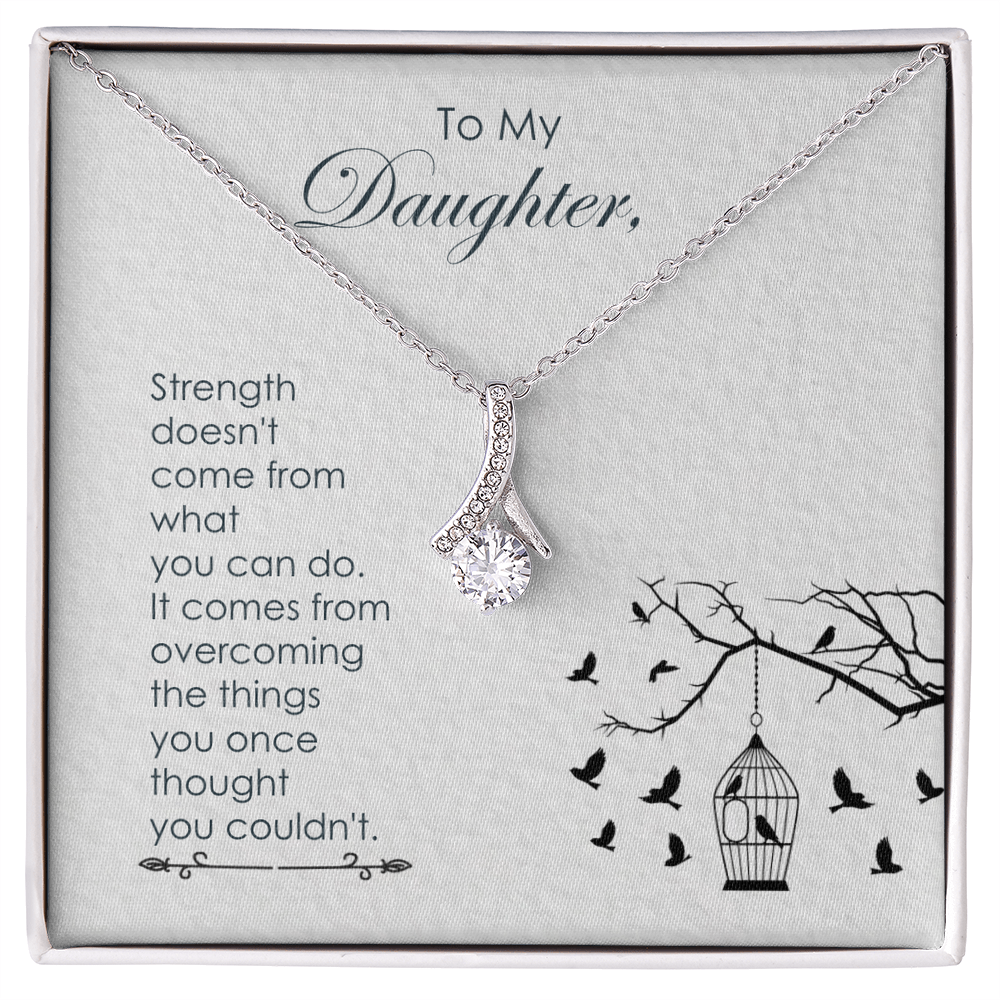 Best Gifts 305-To My Daughter Alluring Beauty Necklace Gift from Parents
