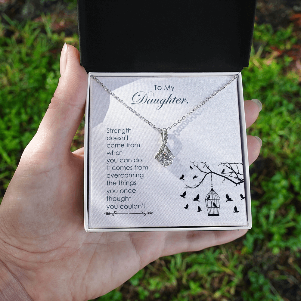 Best Gifts 305-To My Daughter Alluring Beauty Necklace Gift from Parents