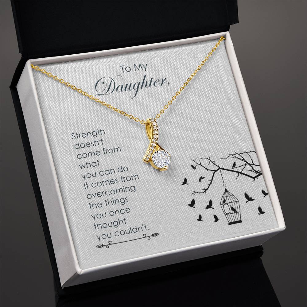Best Gifts 305-To My Daughter Alluring Beauty Necklace Gift from Parents