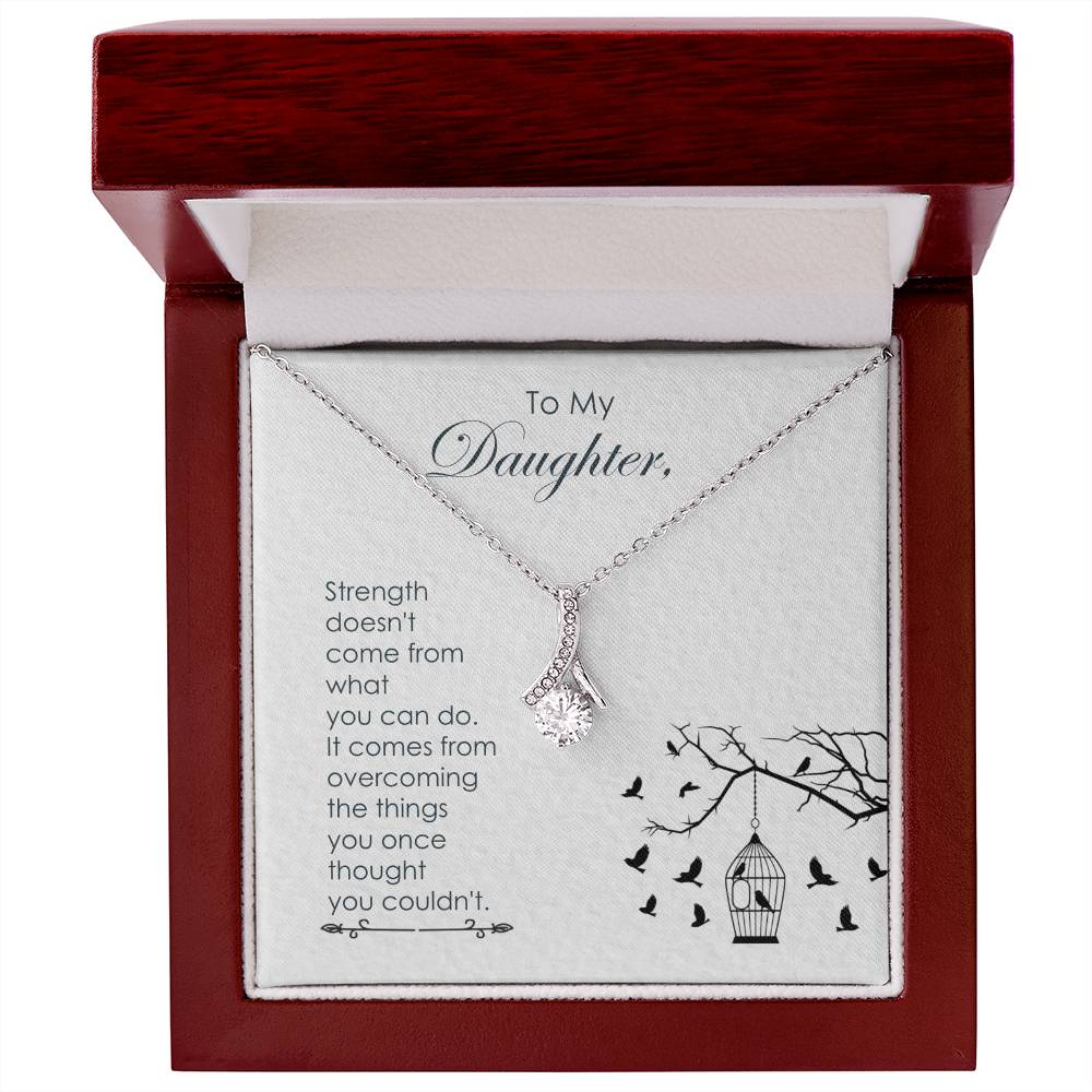 Best Gifts 305-To My Daughter Alluring Beauty Necklace Gift from Parents
