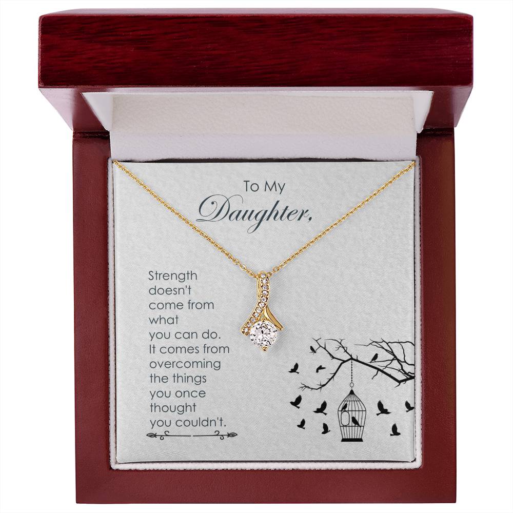 Best Gifts 305-To My Daughter Alluring Beauty Necklace Gift from Parents