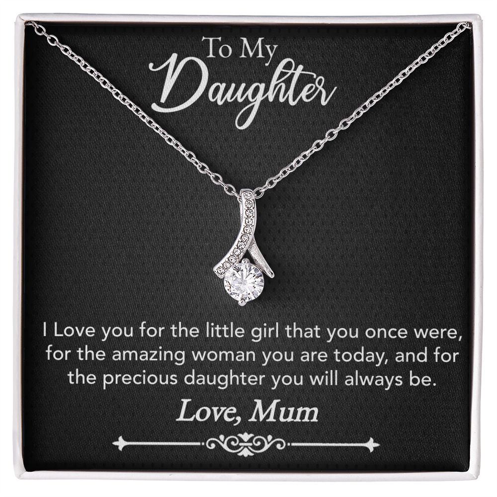 Best Gifts 305-To My Daughter Alluring Beauty Necklace from Mum