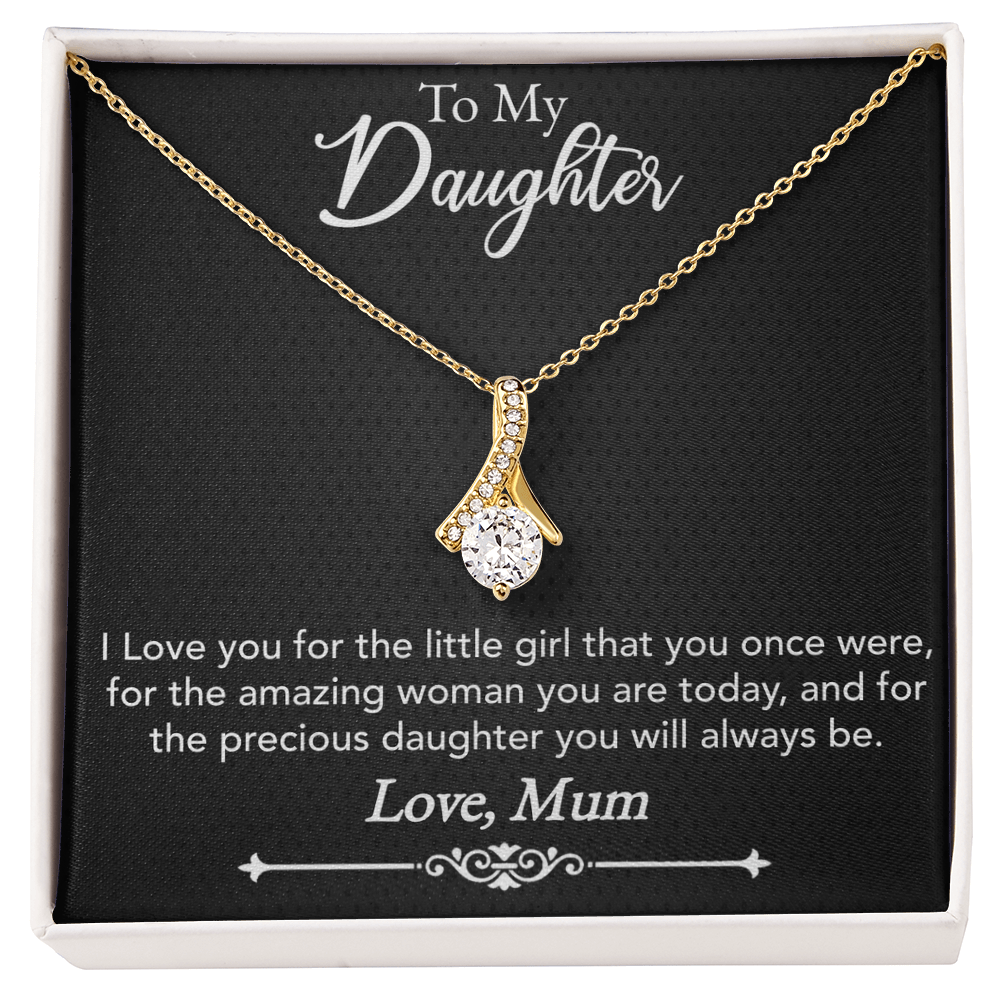 Best Gifts 305-To My Daughter Alluring Beauty Necklace from Mum