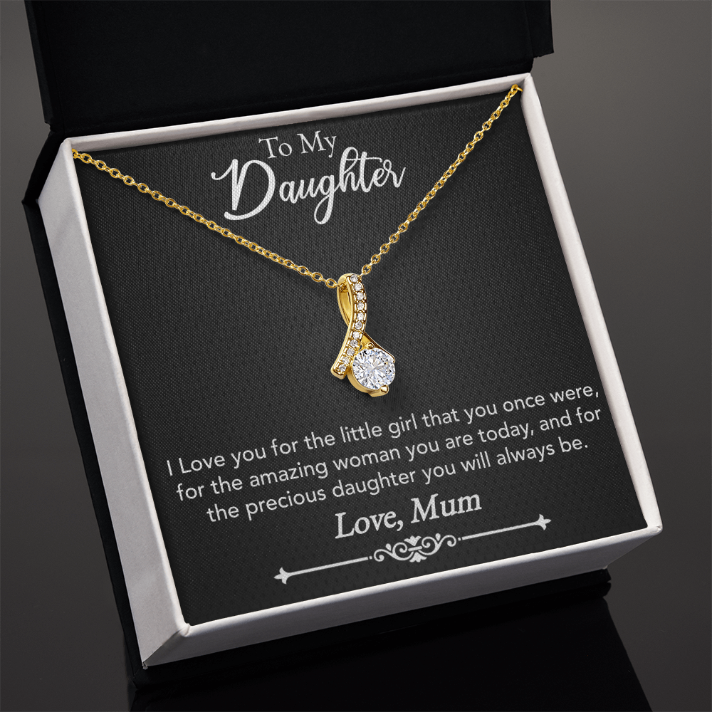 Best Gifts 305-To My Daughter Alluring Beauty Necklace from Mum