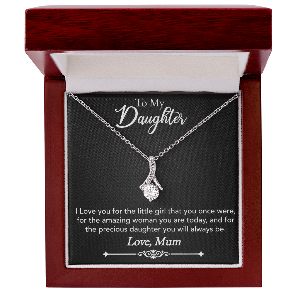 Best Gifts 305-To My Daughter Alluring Beauty Necklace from Mum