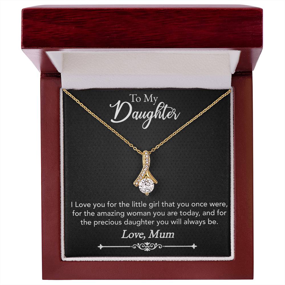 Best Gifts 305-To My Daughter Alluring Beauty Necklace from Mum