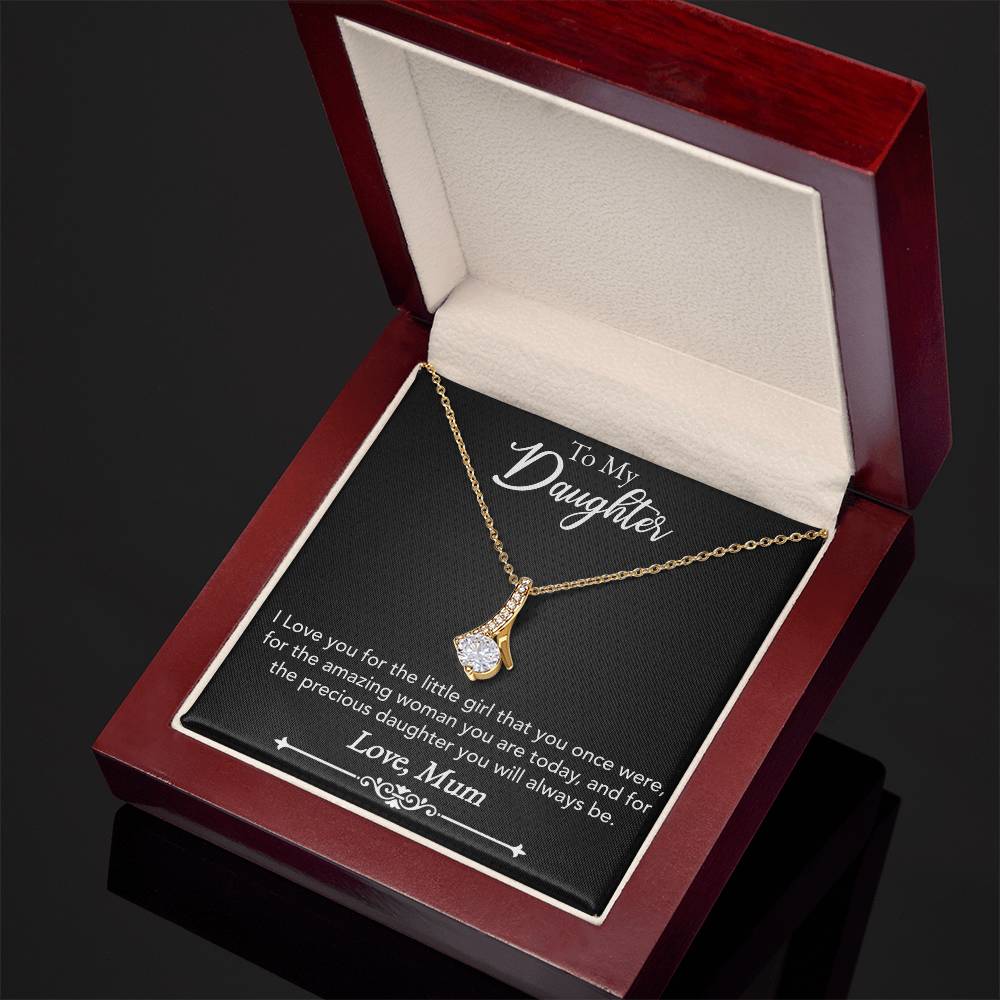 Best Gifts 305-To My Daughter Alluring Beauty Necklace from Mum