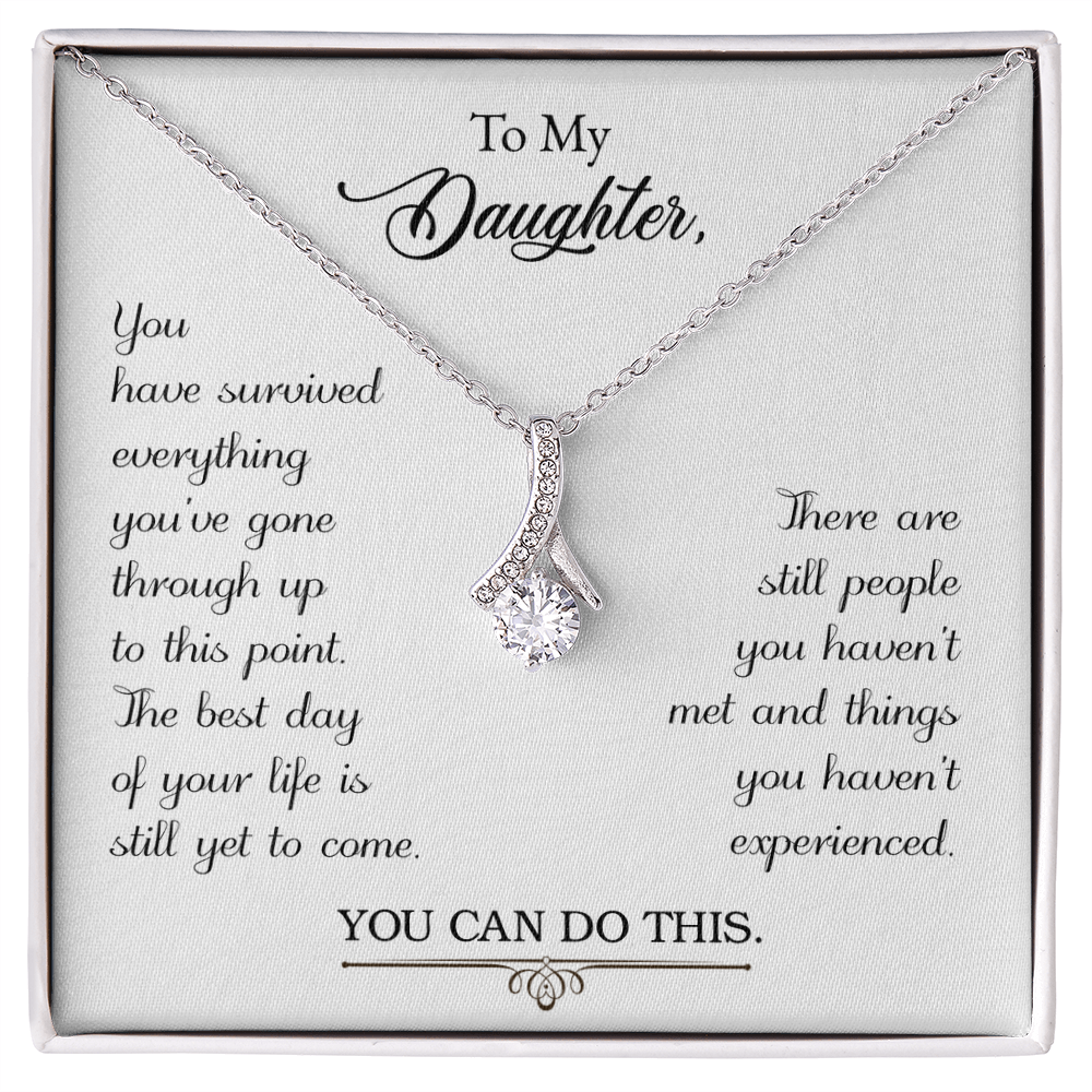 Best Gifts 305-To My Daughter Alluring Beauty Necklace from Parents