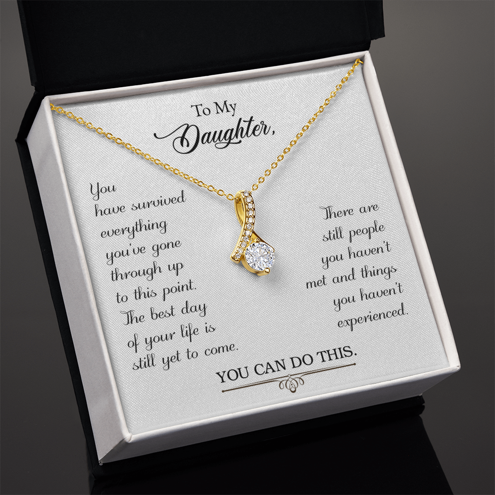 Best Gifts 305-To My Daughter Alluring Beauty Necklace from Parents