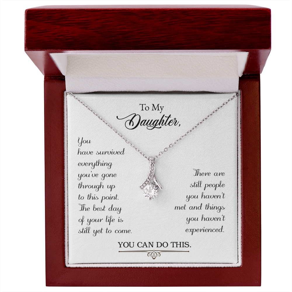 Best Gifts 305-To My Daughter Alluring Beauty Necklace from Parents