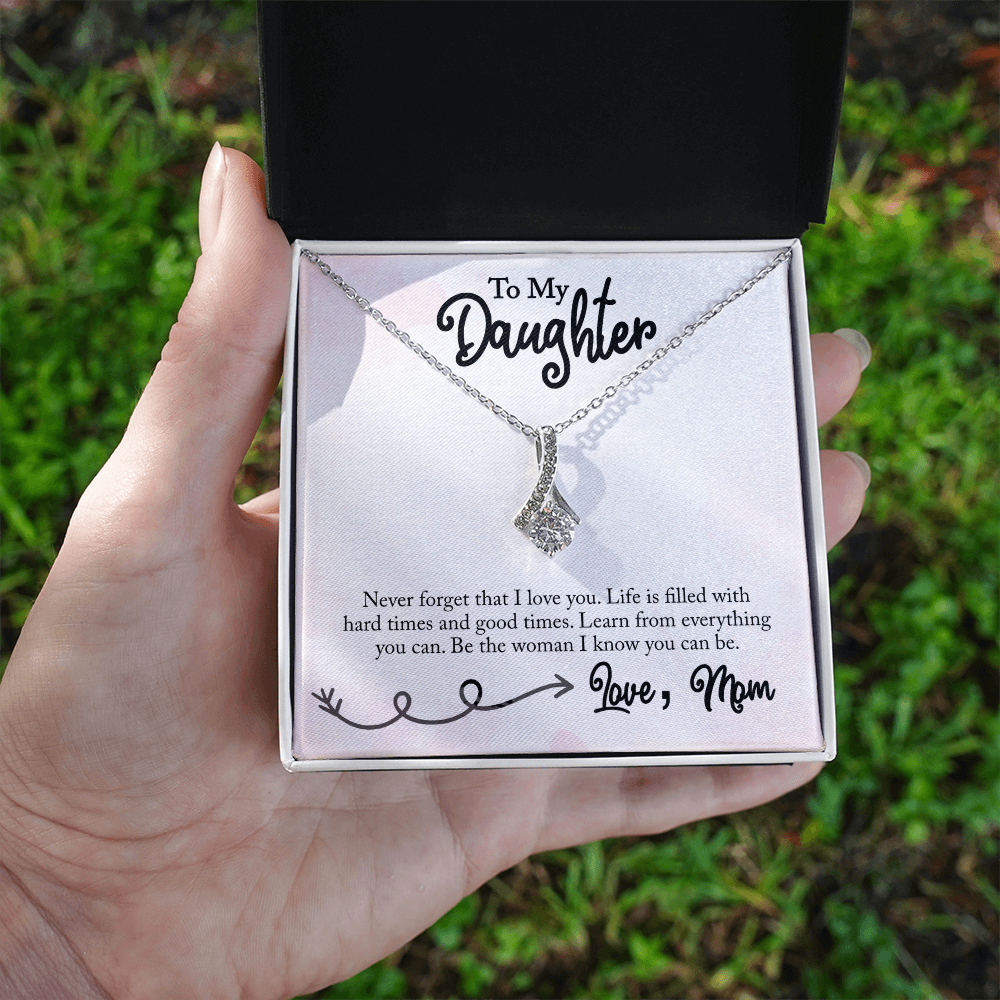 Best Gifts 305-To My Daughter Alluring Beauty Pendant Necklace Gift