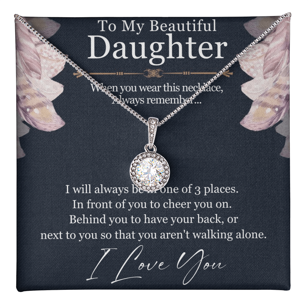 Best Gifts 305-To My Daughter Eternal Hope Necklace Gift from Mom or Dad