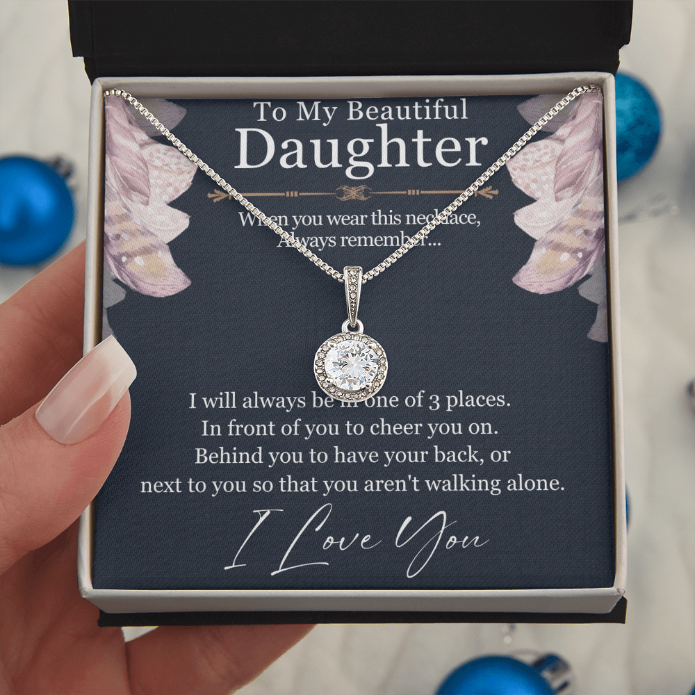 Best Gifts 305-To My Daughter Eternal Hope Necklace Gift from Mom or Dad