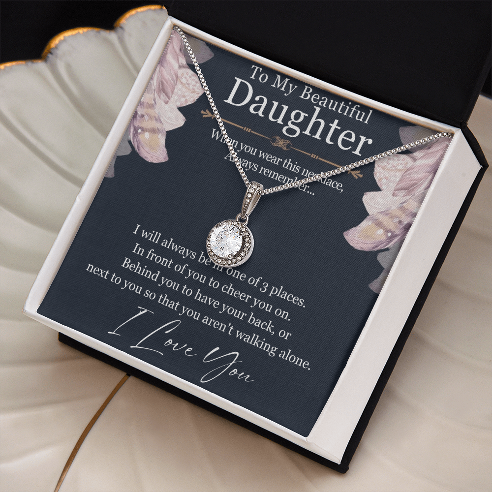 Best Gifts 305-To My Daughter Eternal Hope Necklace Gift from Mom or Dad