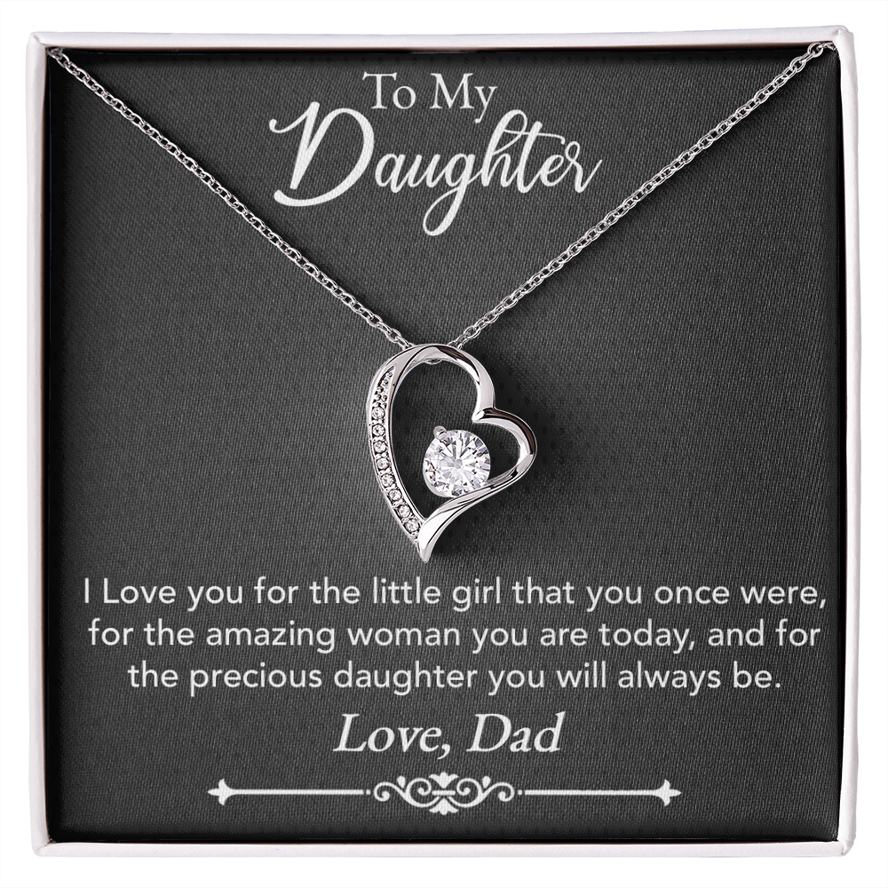 Best Gifts 305-To My Daughter Forever Love Necklace from Dad
