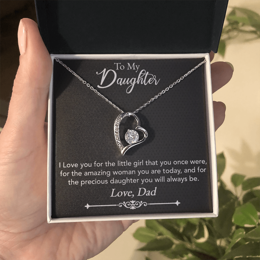 Best Gifts 305-To My Daughter Forever Love Necklace from Dad