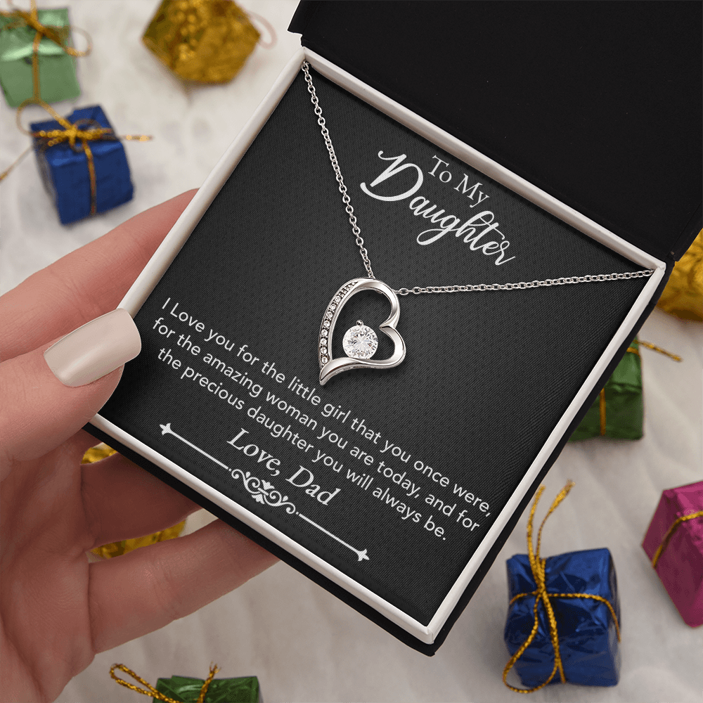 Best Gifts 305-To My Daughter Forever Love Necklace from Dad
