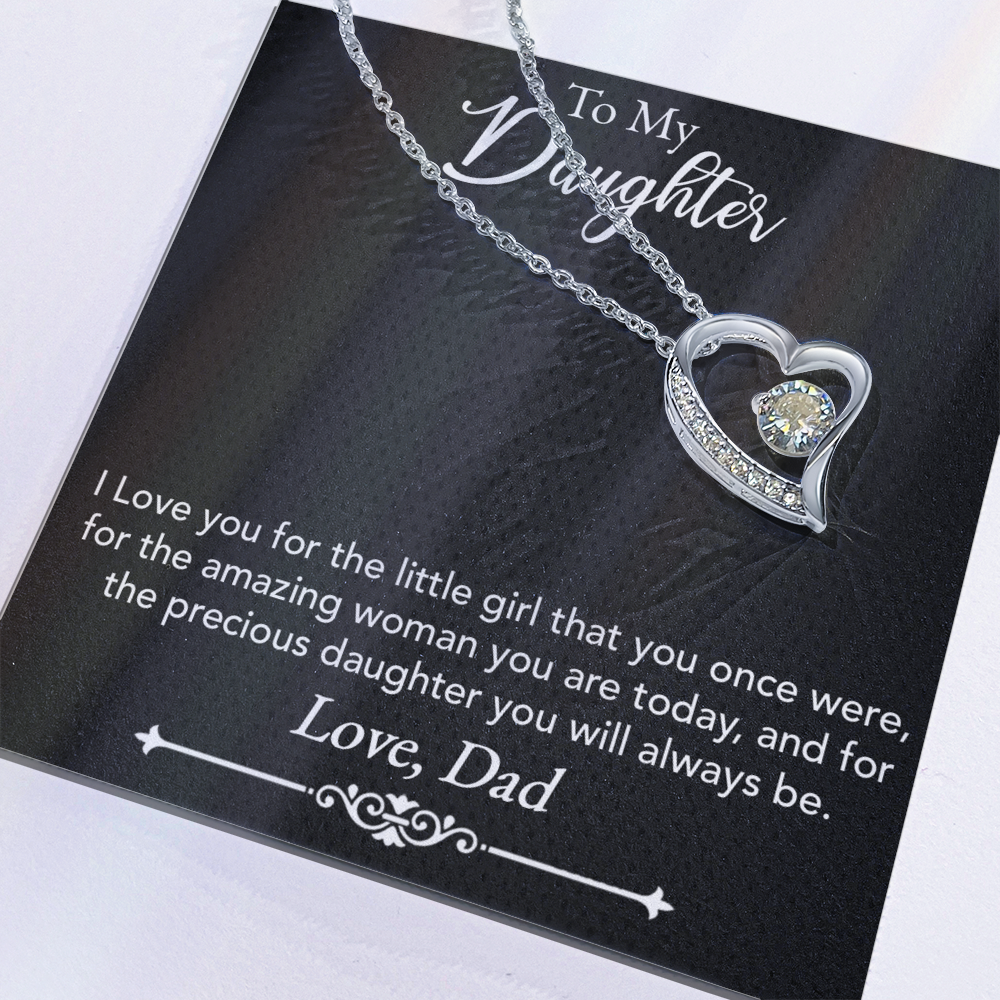Best Gifts 305-To My Daughter Forever Love Necklace from Dad