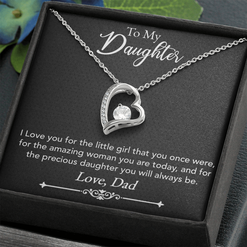 Best Gifts 305-To My Daughter Forever Love Necklace from Dad