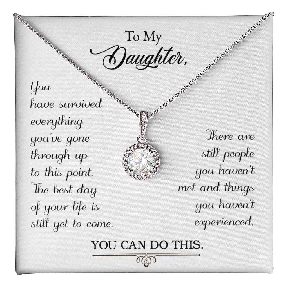 Best Gifts 305-To My Daughter Necklace – Inspirational Gift Jewelry