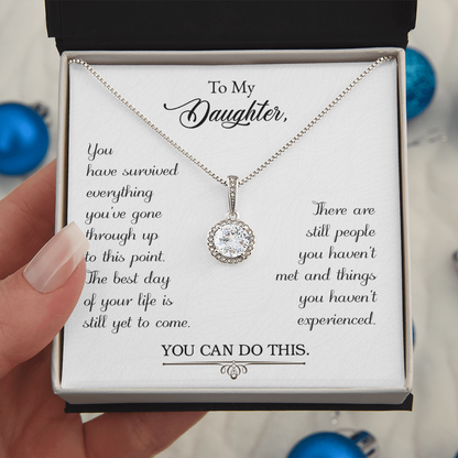 Best Gifts 305-To My Daughter Necklace – Inspirational Gift Jewelry