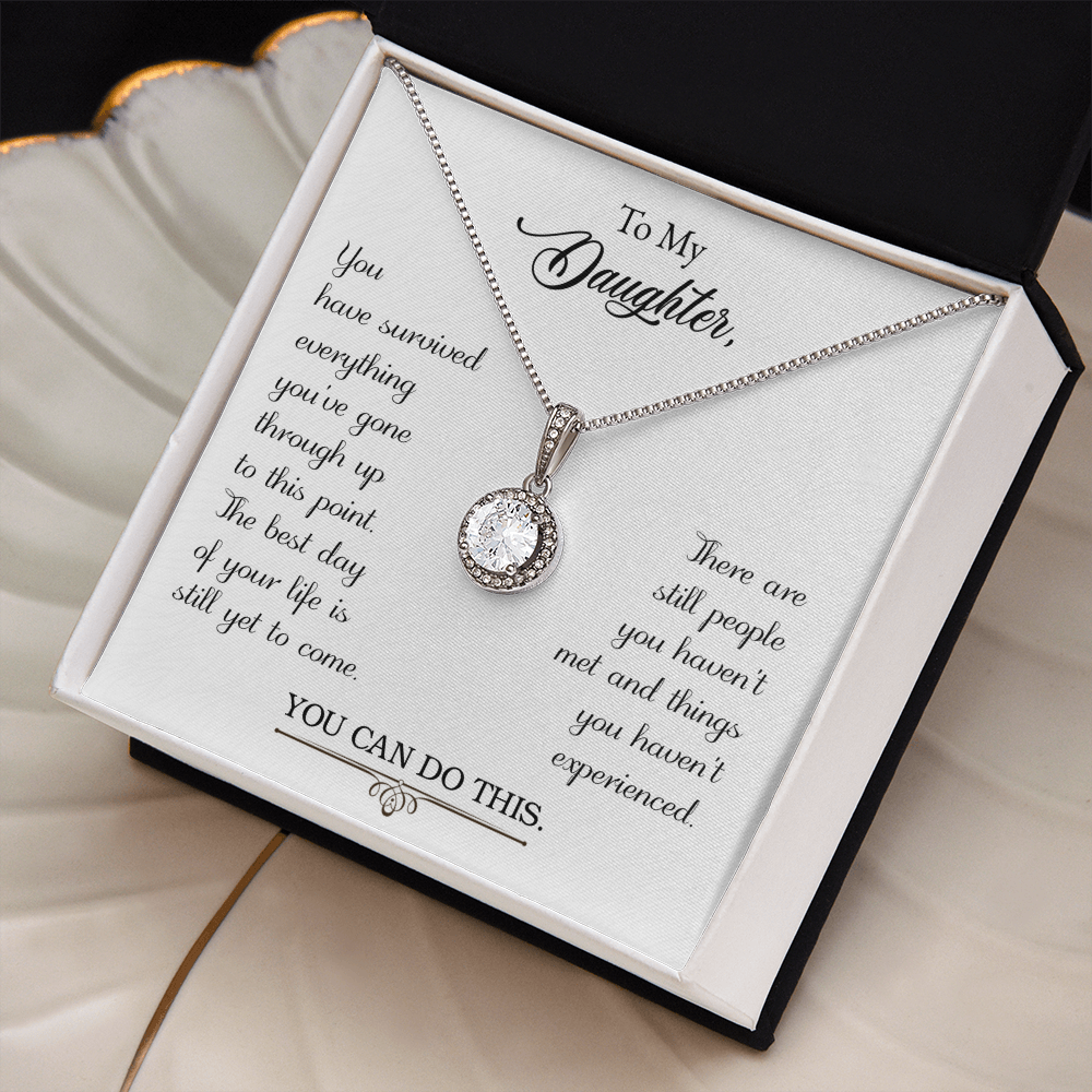 Best Gifts 305-To My Daughter Necklace – Inspirational Gift Jewelry