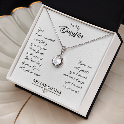 Best Gifts 305-To My Daughter Necklace – Inspirational Gift Jewelry