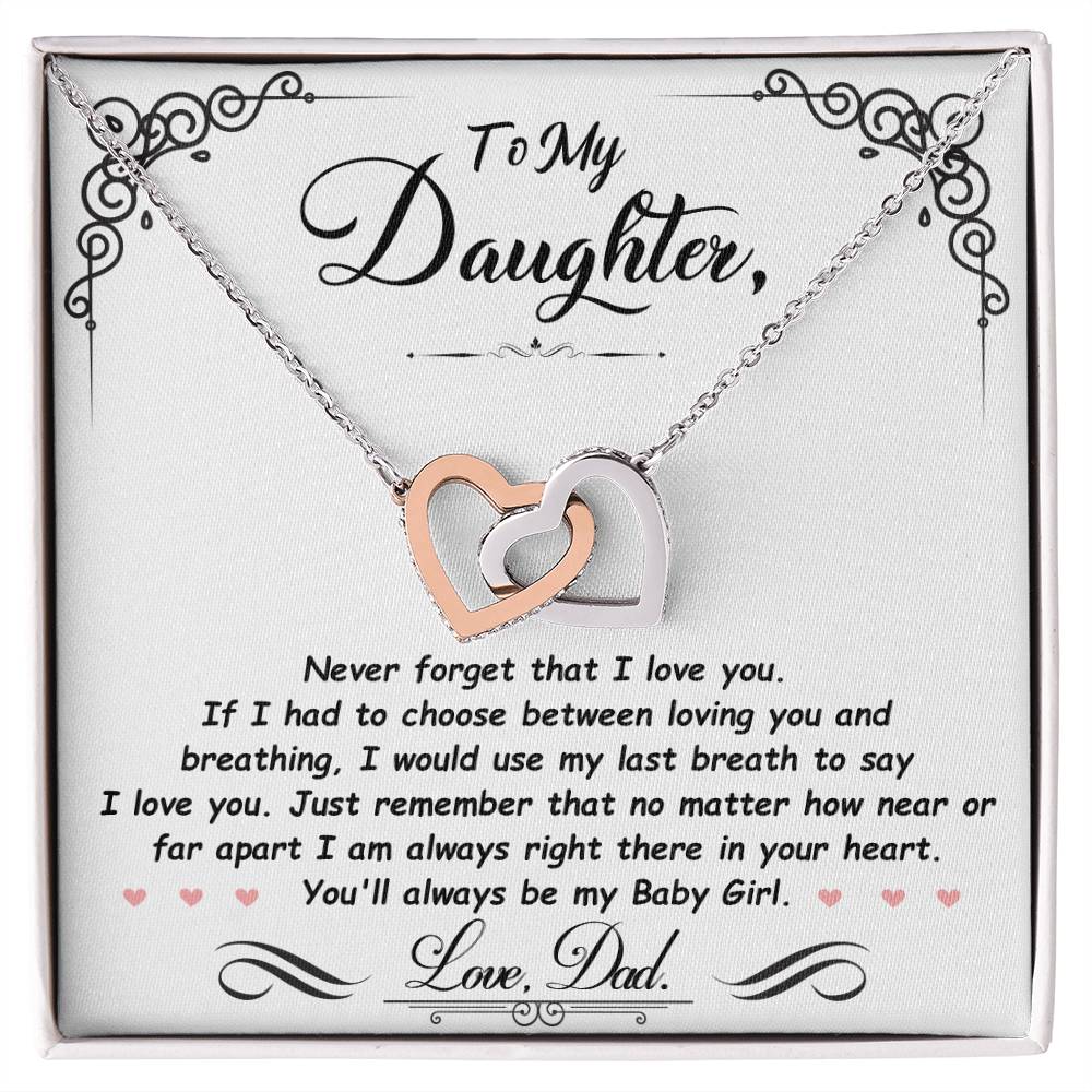 Best Gifts 305-To My Daughter Necklace – Love Dad Gift