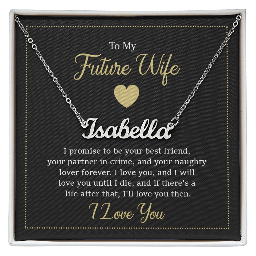 Best Gifts 305-To My Future Wife Necklace Personalized Romantic Gift