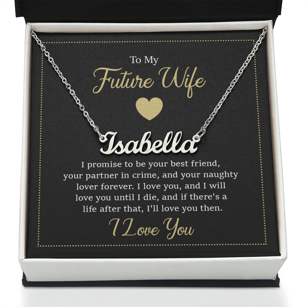 Best Gifts 305-To My Future Wife Necklace Personalized Romantic Gift